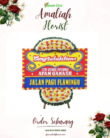 Sewa Papan Bunga Kamang Baru